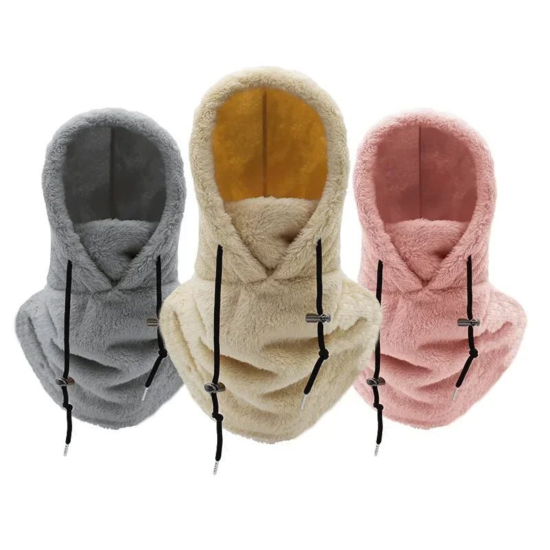 Sherpa Fleece Bivakmuts Winddicht Thermisch Skimas Verstelbaar Unisex Winteraccessoire voor Fietsen Outdoor | Sansoti