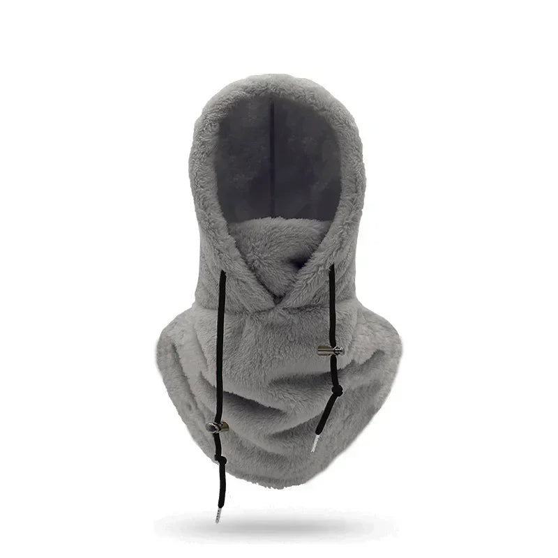 Sherpa Fleece Bivakmuts Winddicht Thermisch Skimas Verstelbaar Unisex Winteraccessoire voor Fietsen Outdoor | Sansoti