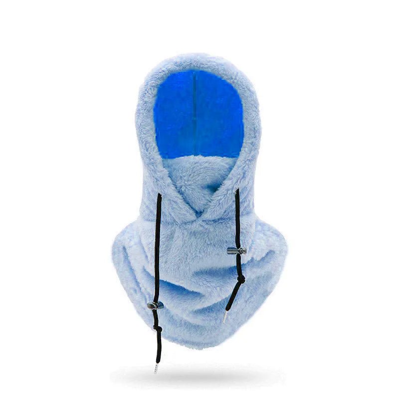 Sherpa Fleece Bivakmuts Winddicht Thermisch Skimas Verstelbaar Unisex Winteraccessoire voor Fietsen Outdoor | Sansoti