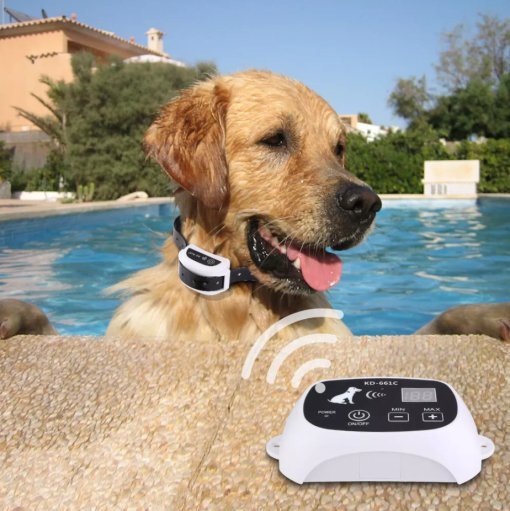 Wireless Dog Fence System with Adjustable Collar Invisible Boundary Safe Off-Leash Area Pet | Sansoti