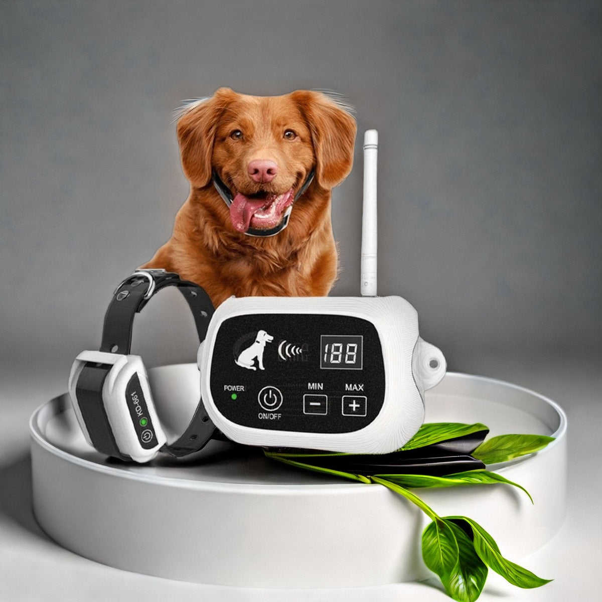 Wireless Dog Fence System with Adjustable Collar Invisible Boundary Safe Off-Leash Area Pet | Sansoti