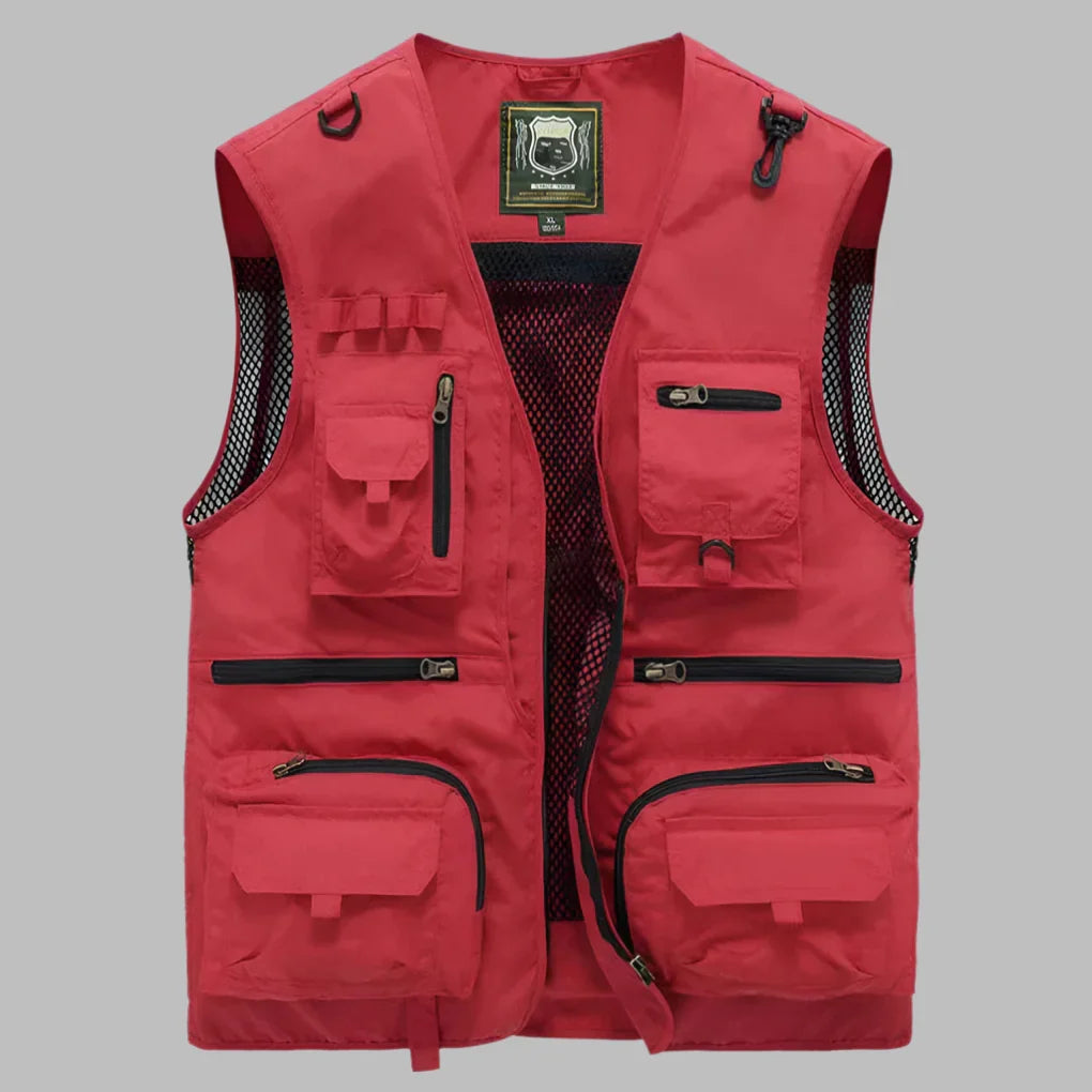 Damen-Sommerweste mit mehreren Taschen Atmungsaktive Weste Wasserabweisend Outdoor Reisen Praktisch Leicht Wandern | Sansoti