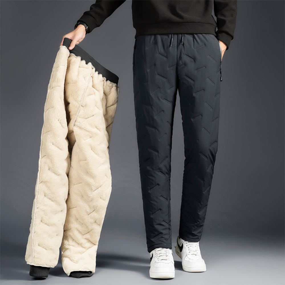 Thermische Winterbroek voor Dames Waterdicht Geïsoleerd Sweatpants Rechte Snit Fleece Warm Zwart Grijs | Sansoti