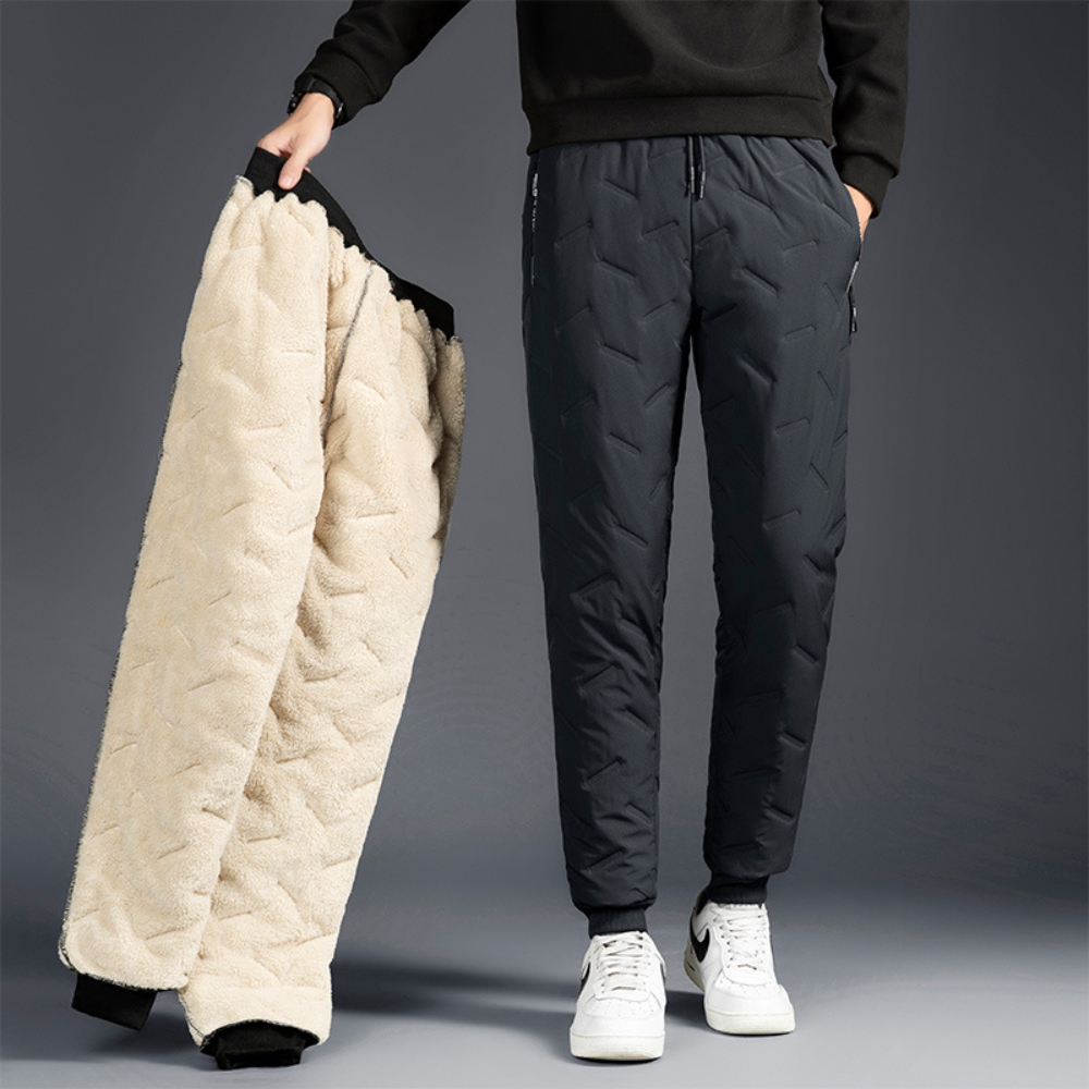 Thermische Winterbroek voor Dames Waterdicht Geïsoleerd Sweatpants Rechte Snit Fleece Warm Zwart Grijs | Sansoti