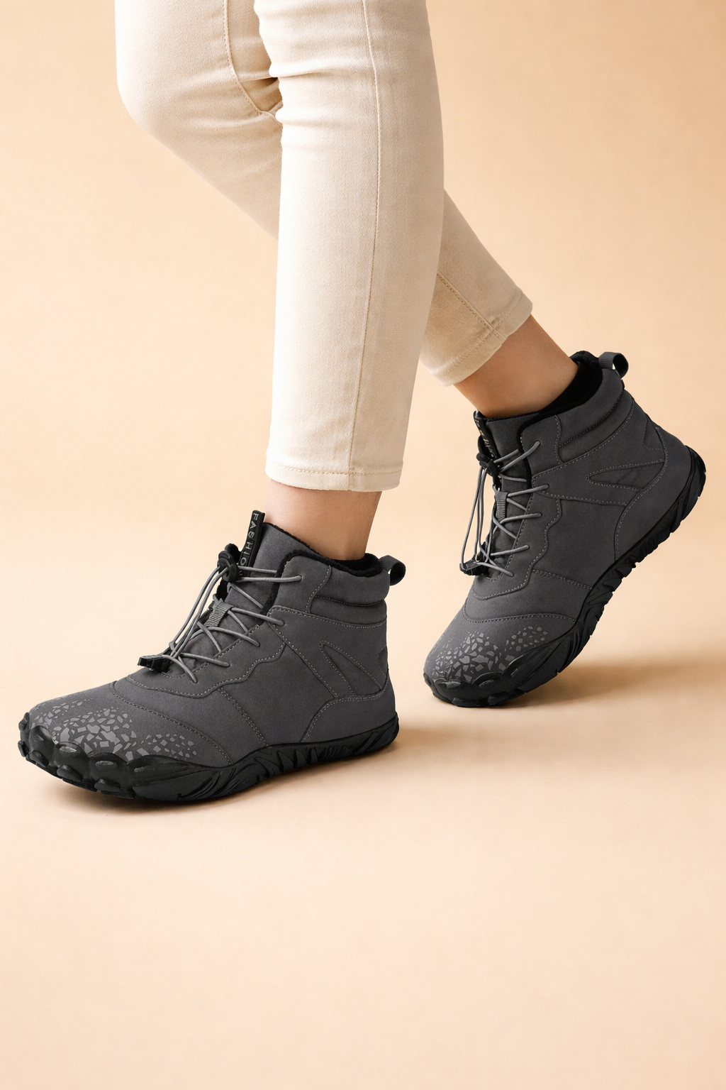 Waterdichte Barefoot Laarzen Dames voor Natuurlijk Loopcomfort Minimalistische Stijl en Winterweer Bescherming | Sansoti