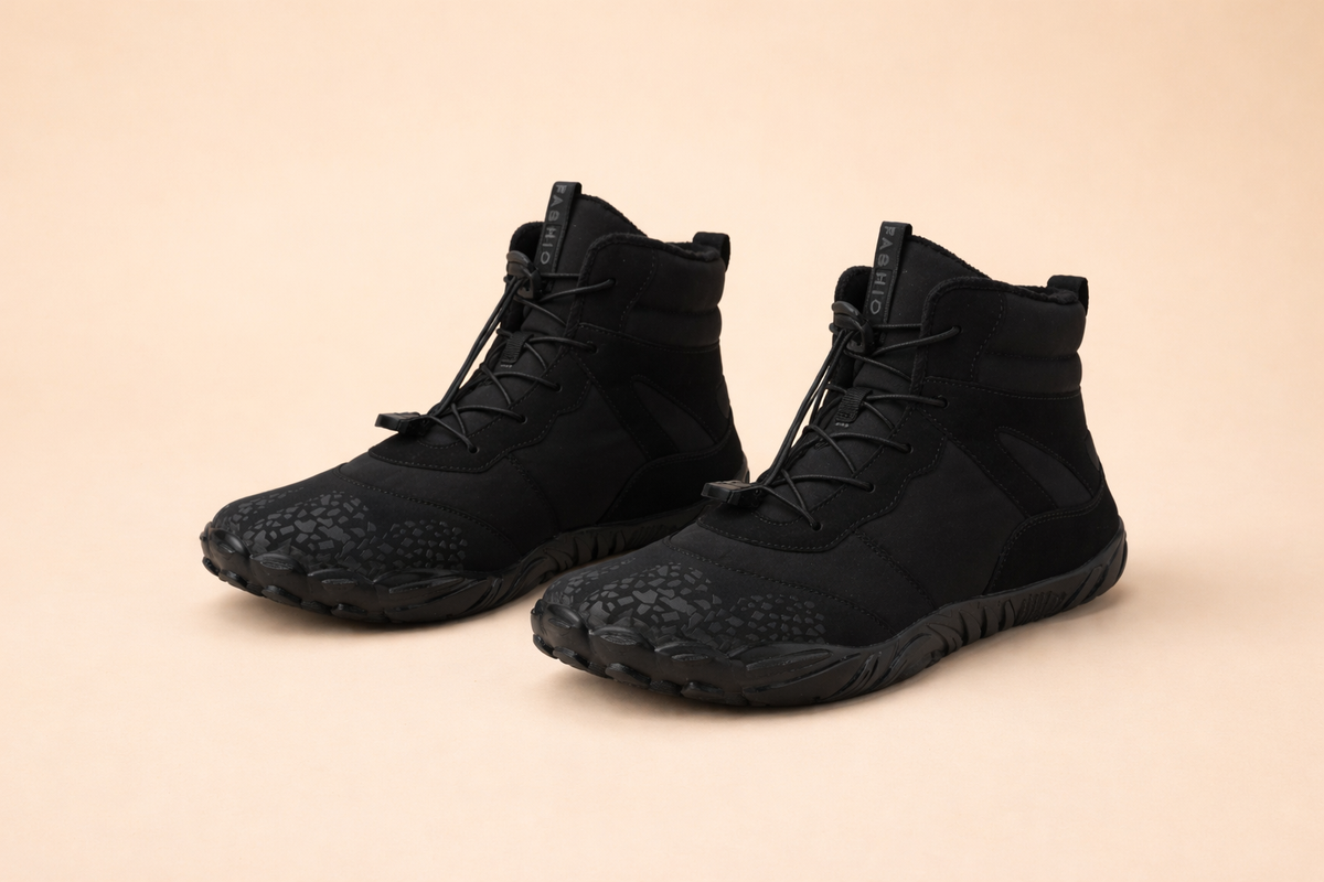 Waterdichte Barefoot Laarzen Dames voor Natuurlijk Loopcomfort Minimalistische Stijl en Winterweer Bescherming | Sansoti