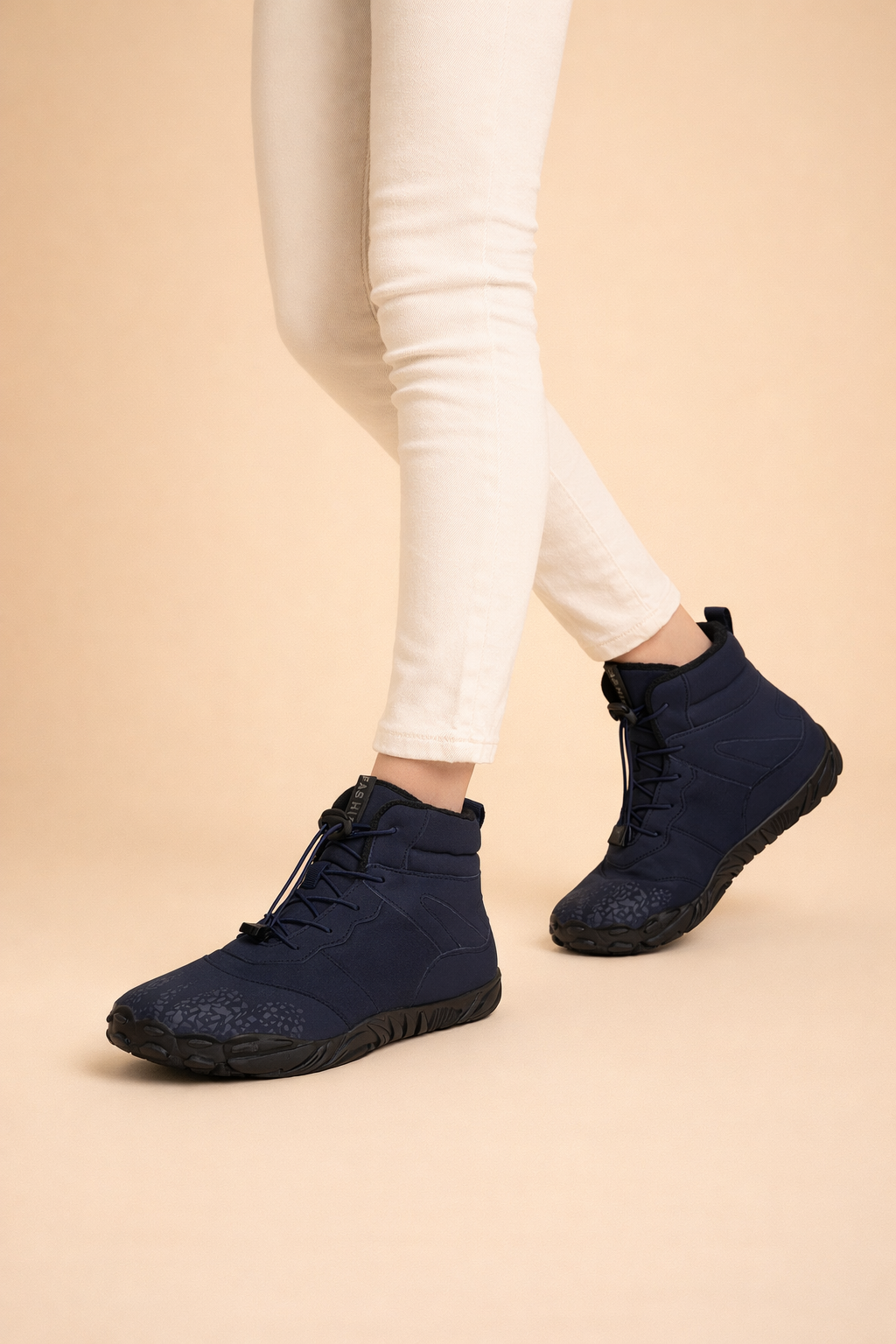 Waterdichte Barefoot Laarzen Dames voor Natuurlijk Loopcomfort Minimalistische Stijl en Winterweer Bescherming | Sansoti