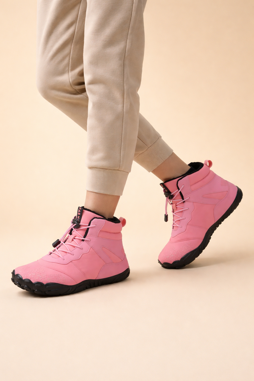 Waterdichte Barefoot Laarzen Dames voor Natuurlijk Loopcomfort Minimalistische Stijl en Winterweer Bescherming | Sansoti