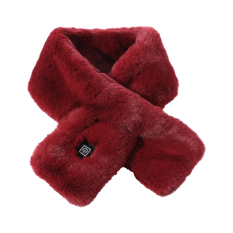 Verwarmbare Neksjaal met Kunstbont USB Verwarming Drie Temperatuurstanden Winter Warmte Accessoire Dames | Sansoti