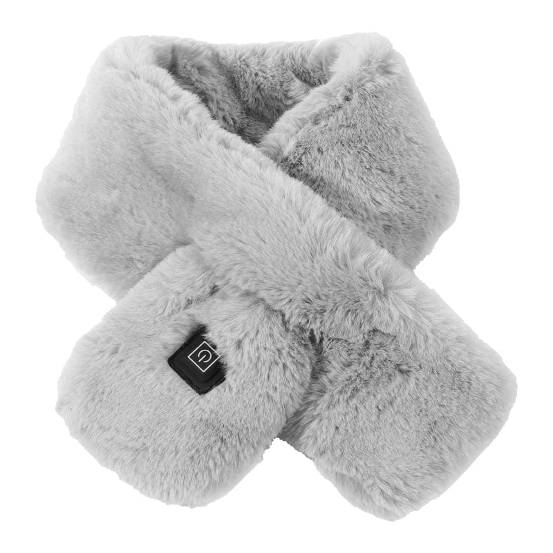 Verwarmbare Neksjaal met Kunstbont USB Verwarming Drie Temperatuurstanden Winter Warmte Accessoire Dames | Sansoti