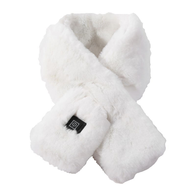 Verwarmbare Neksjaal met Kunstbont USB Verwarming Drie Temperatuurstanden Winter Warmte Accessoire Dames | Sansoti