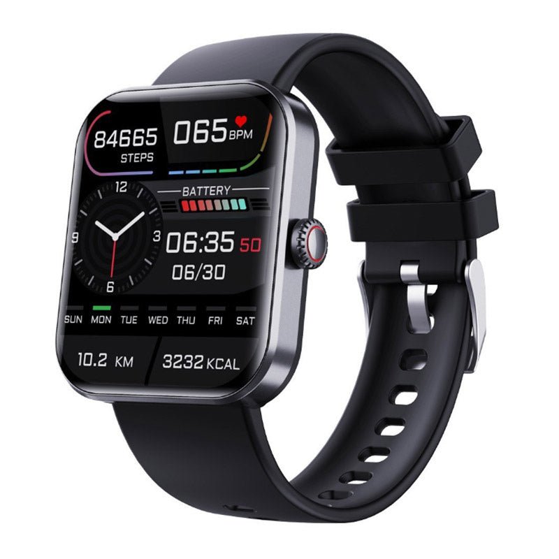 Slimme Smartwatch met Niet-Invasieve Bloedglucosemeting – Gezondheidstracker voor Hartslagmeting, Bloeddruk en Zuurstofniveau | Sansoti