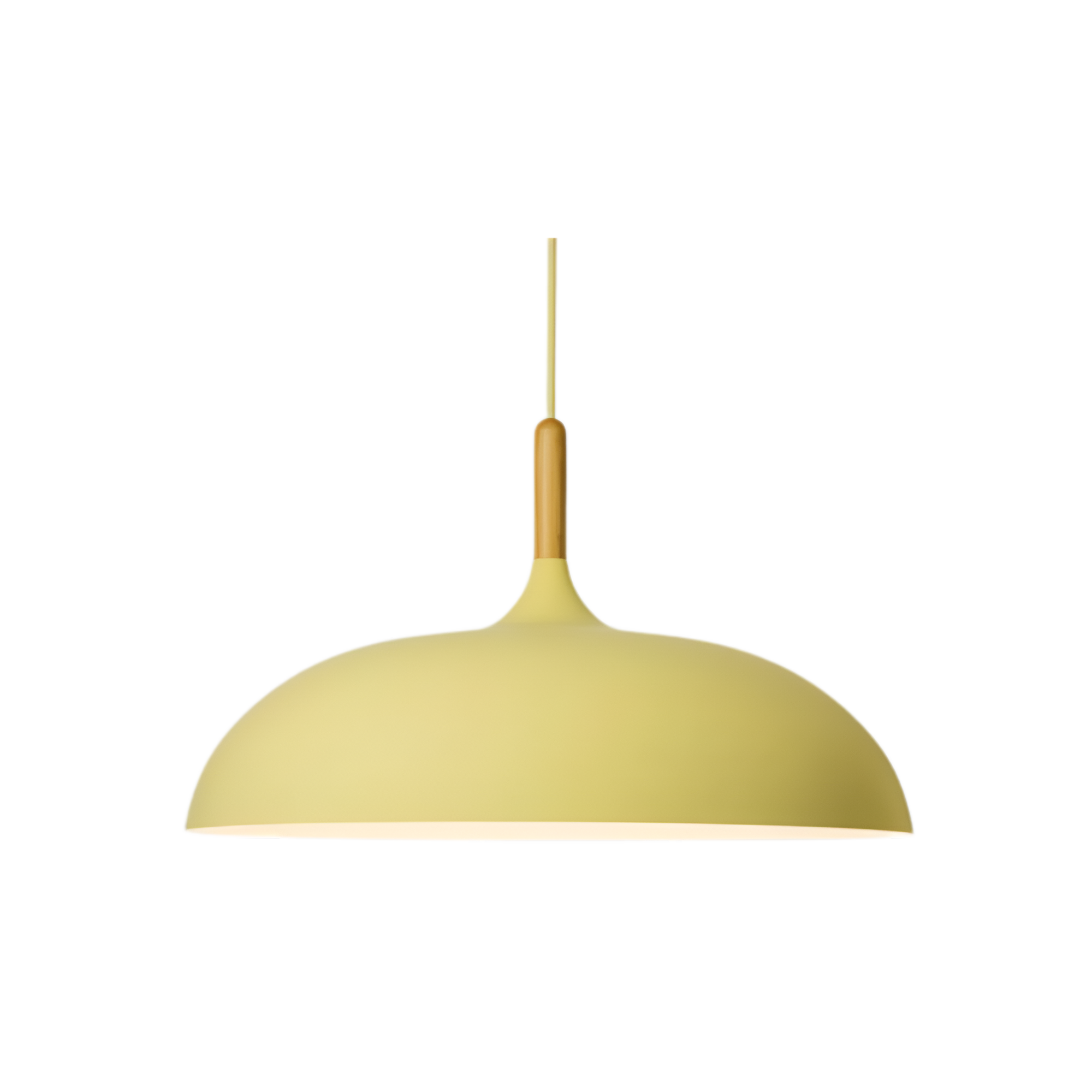 Suspension Bois Fer Scandinave Japandi Ronde E27 Ø35 Ø60 Salle à Manger Cuisine | Restfield