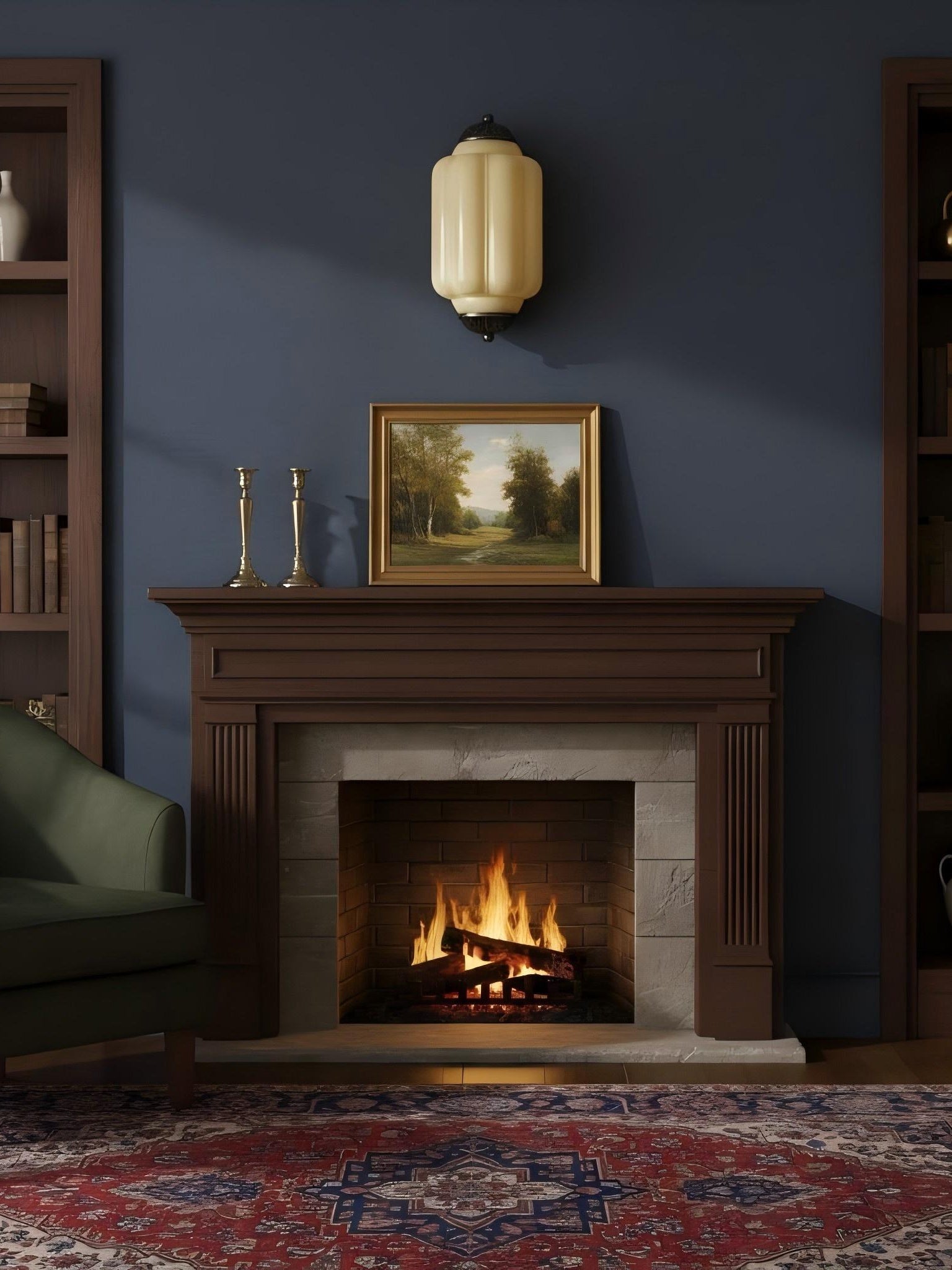 Wandlamp Melkglas voor Slaapkamer Gang Scandinavische Stijl | Sansoti