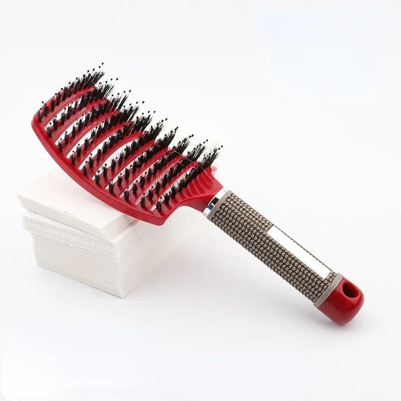Detangling Hairbrush for Wet and Dry Hair – Reduces Hair Breakage – Suitable for All Hair Types and Textures | Sansoti
