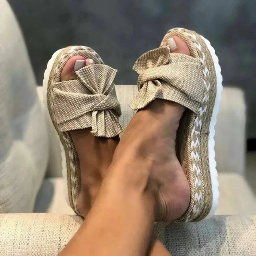 Dames Sandalen met Voetboogondersteuning Beige Zwart Blauw Verstelbaar Leer Zomerschoenen Ergonomisch | Sansoti