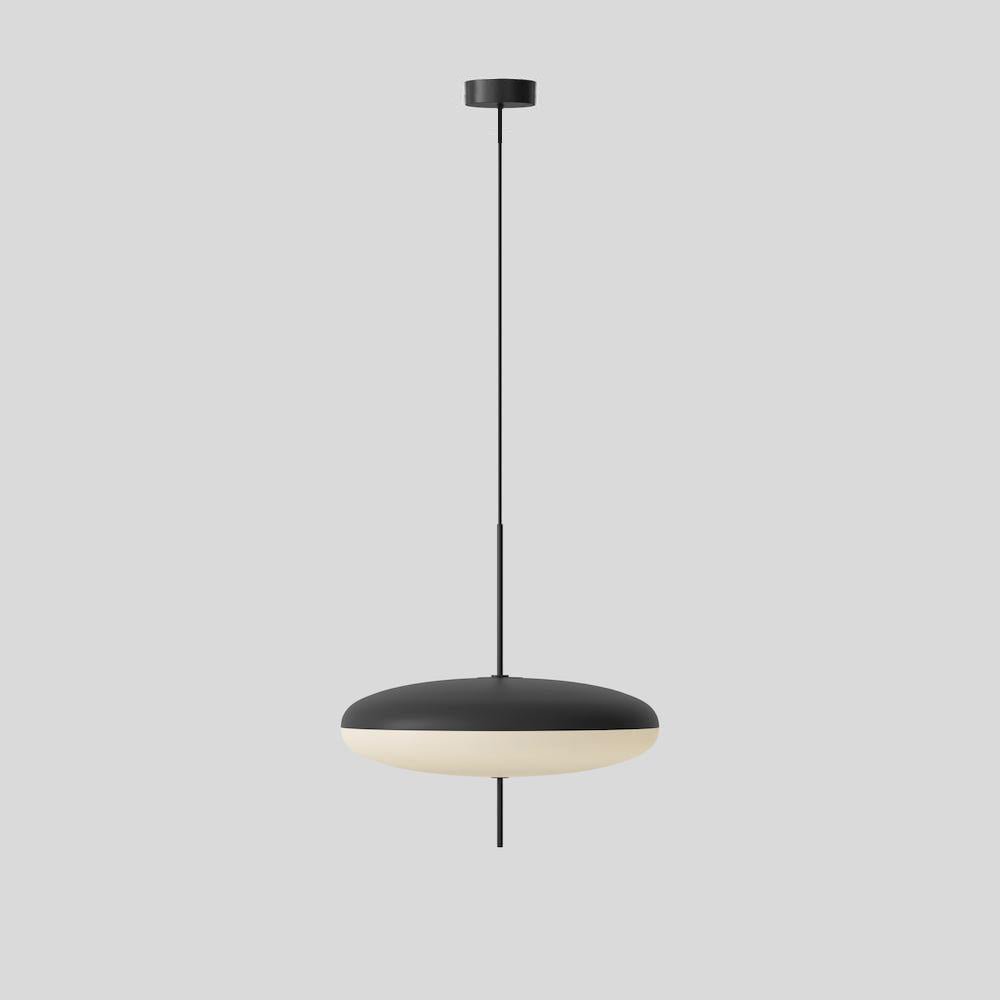 Opaalwitte Schijfhanglamp Elliptisch Design Glas-Effect Polymeer 3-4 Lichtpunten E26/E27 Moderne Designlamp Scandinavische Stijl Zwart of Wit Scandinavisch Interieur | Sansoti