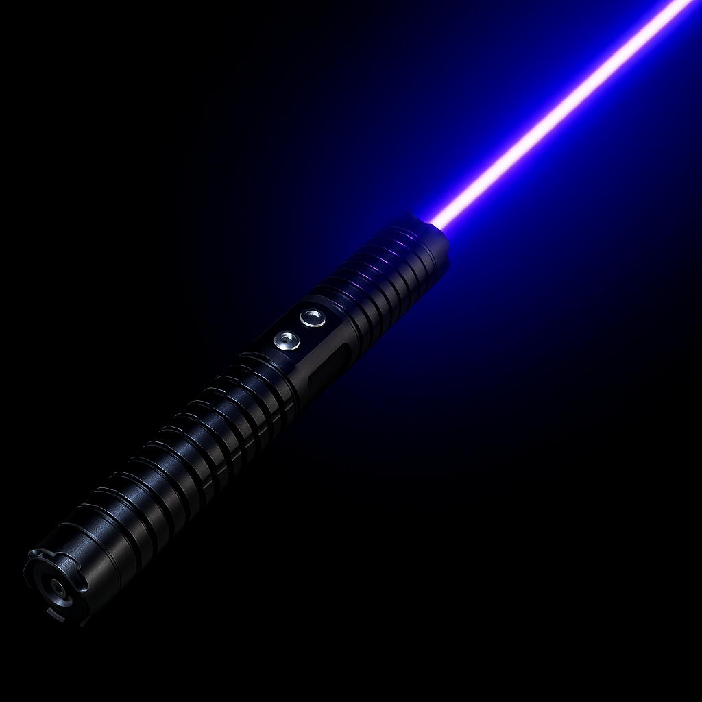 Krachtige Blauwe Laserpen 450nm met Verstelbare Focus en Thermische Ontstekingsfunctie | Tactisch Bereik 5000m+ | Aluminium Behuizing | Oplaadbaar met 2x 16340 Batterijen | Sansoti