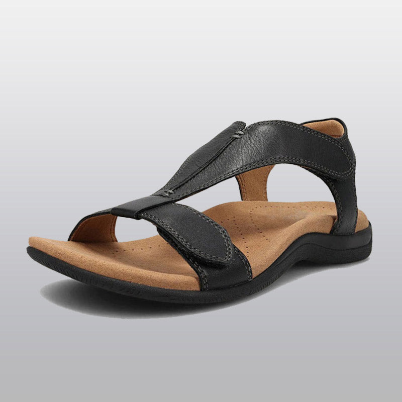 Orthopedische Dames Sandalen met Voetgewelfsteun T-band Verstelbaar Ademend Microvezel Zomer Comfortabel | Sansoti