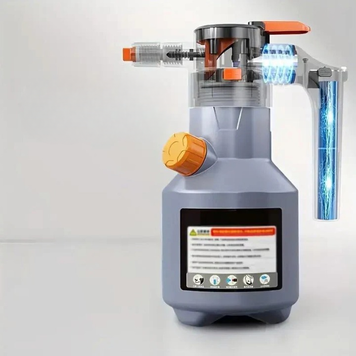 Elektrische Schuimspuitfles Auto Draadloos 22 x 30,5 cm Verstelbare Nozzle Wasbeurt Voertuigonderhoud | Sansoti