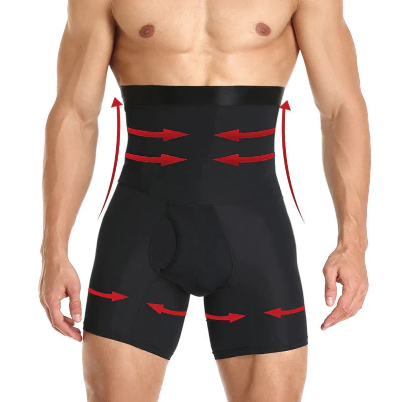 Men's Corrective Shapewear Shorts – Belly Control & Comfort | Sansoti