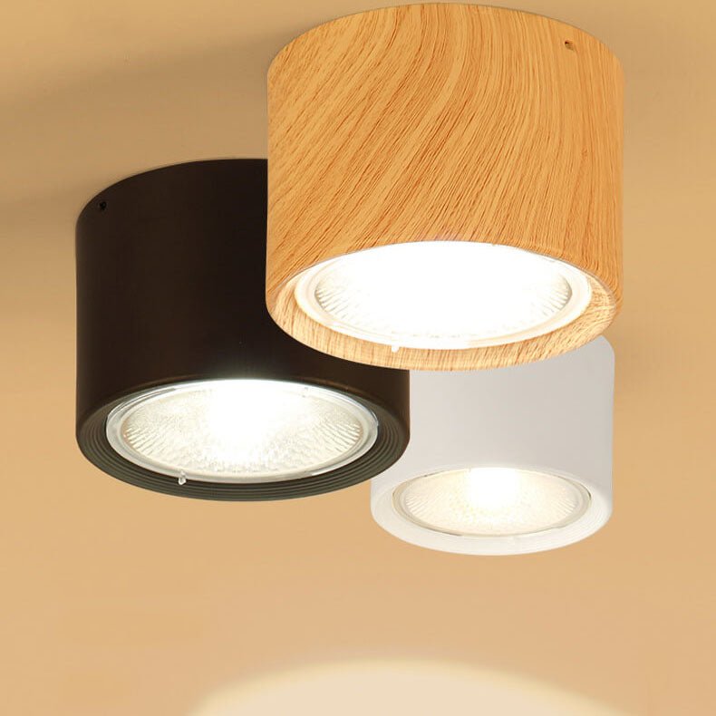 Cylindrical Ceiling Light Nordic Style Aluminum Spotlight Living Room Bedroom Hallway 3000K 6000K | Sansoti