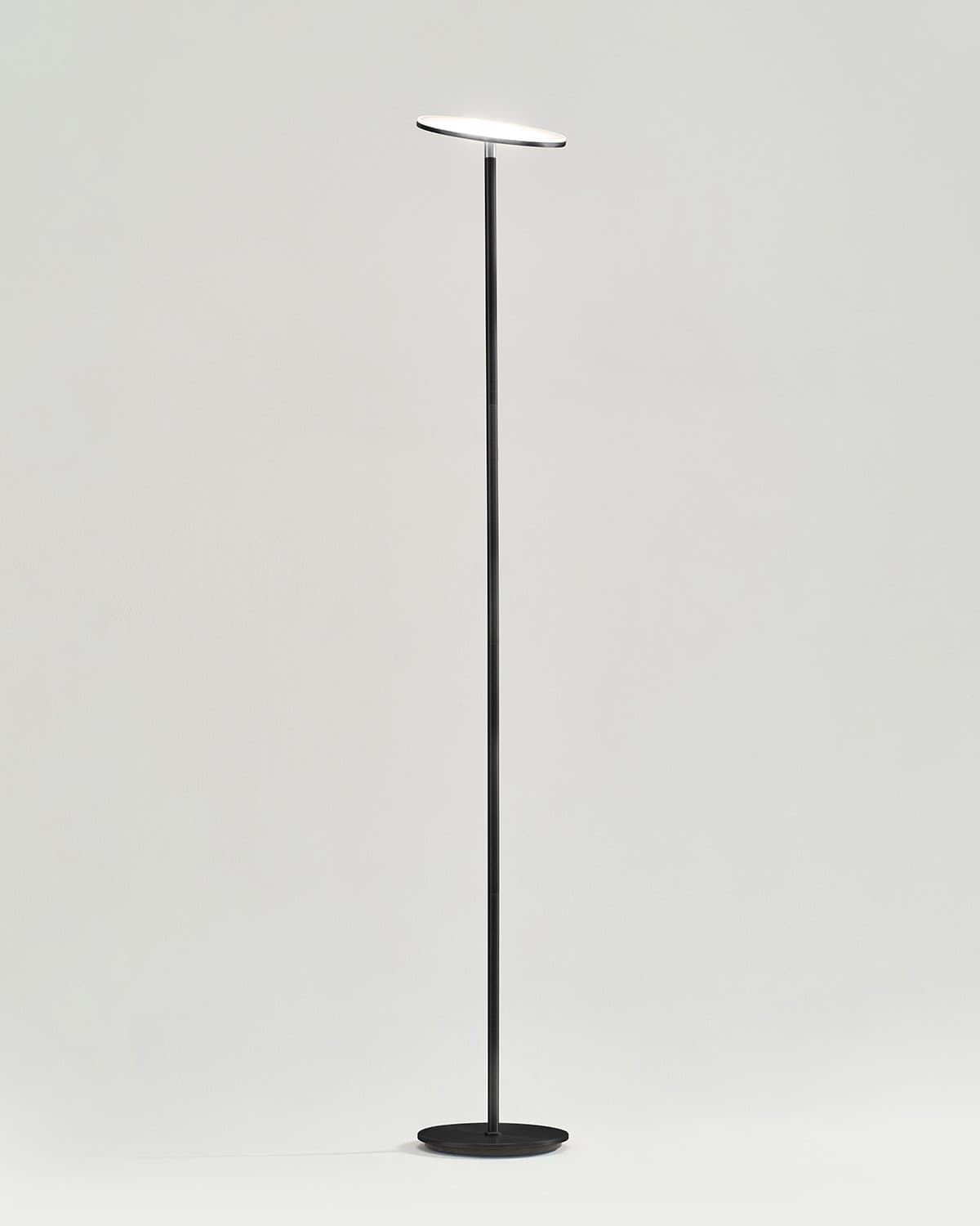 Vloerlamp LED Modern Dimbaar Slank Design Zwart Staande Lamp | Sansoti