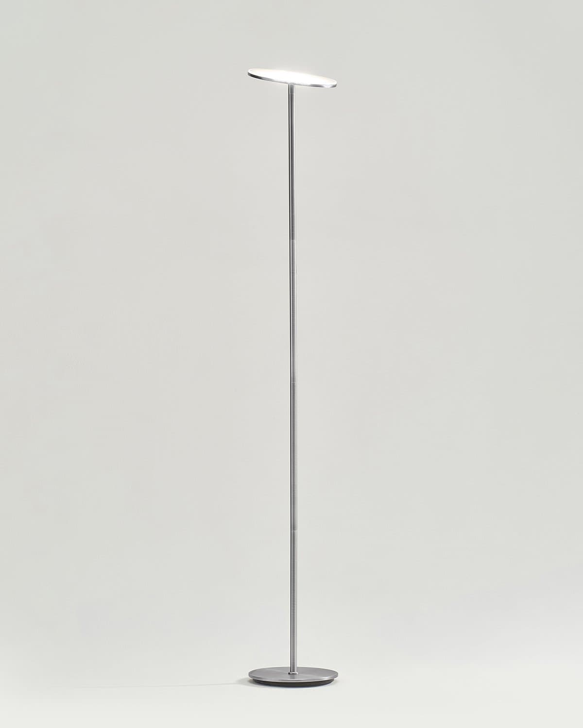 Vloerlamp LED Modern Dimbaar Slank Design Zwart Staande Lamp | Sansoti