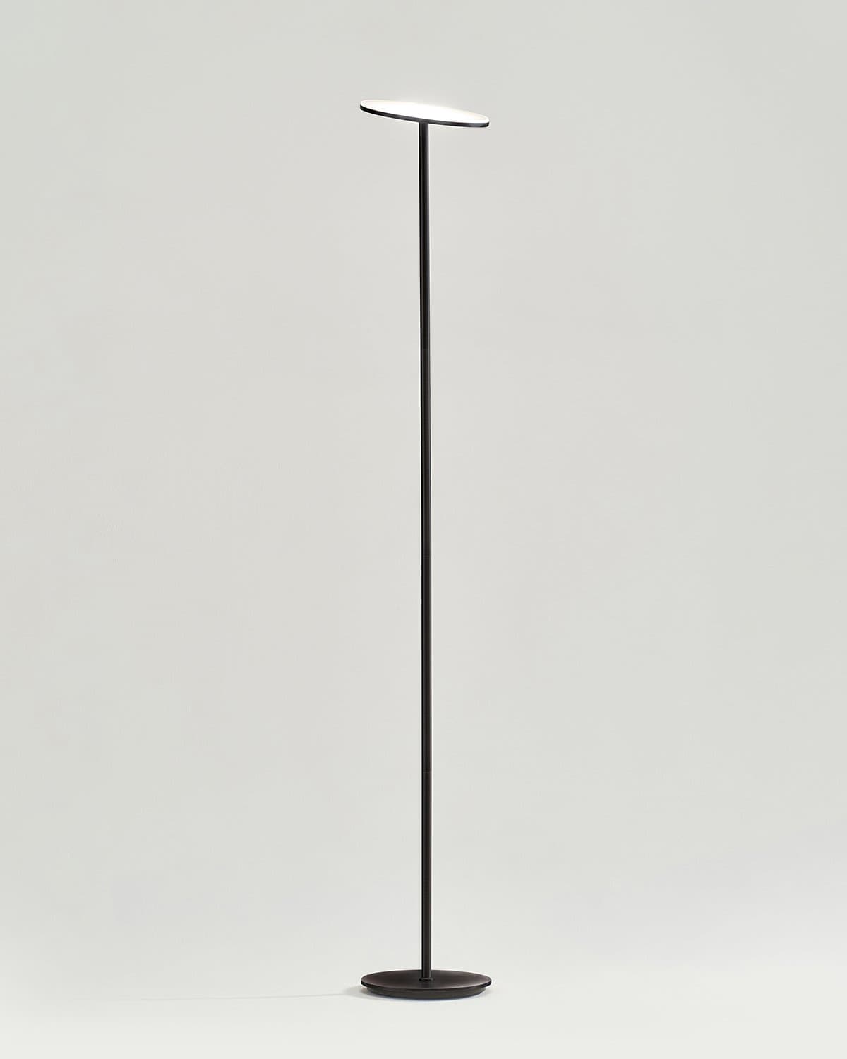 Vloerlamp LED Modern Dimbaar Slank Design Zwart Staande Lamp | Sansoti