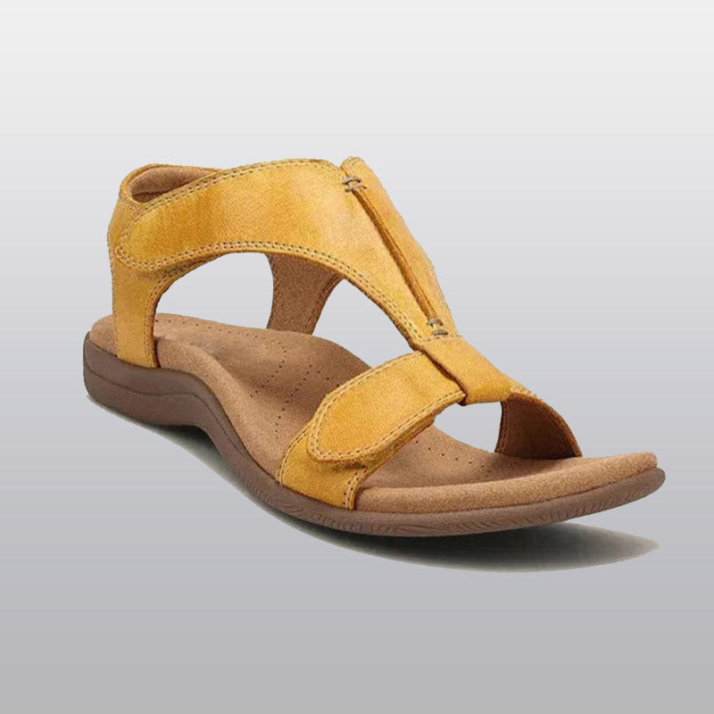 Orthopedische Dames Sandalen met Voetgewelfsteun T-band Verstelbaar Ademend Microvezel Zomer Comfortabel | Sansoti