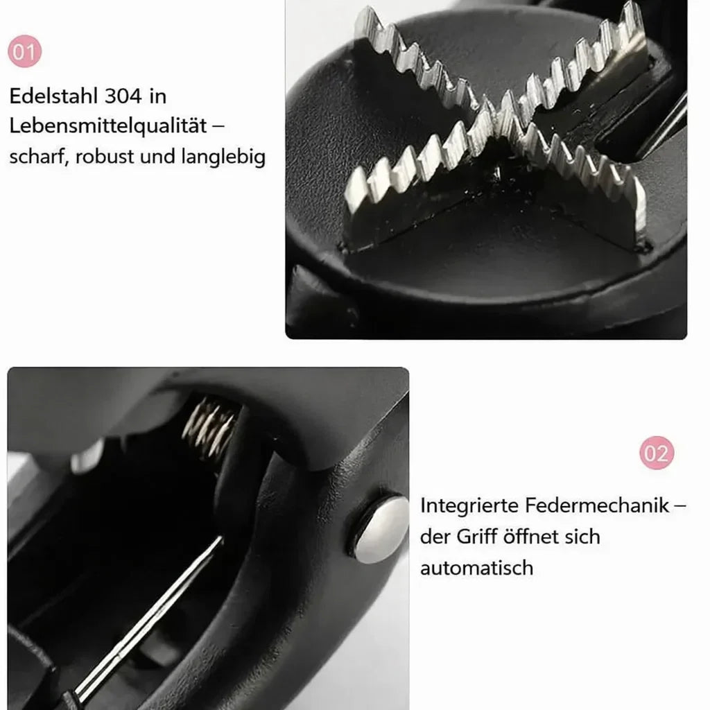 Kastanjepeller ABS Edelstaal Ergonomisch Antislip Keuken Kastanjes Walnoten Hazelnoten Noten Kraker Notenpeller Schiller | Sansoti
