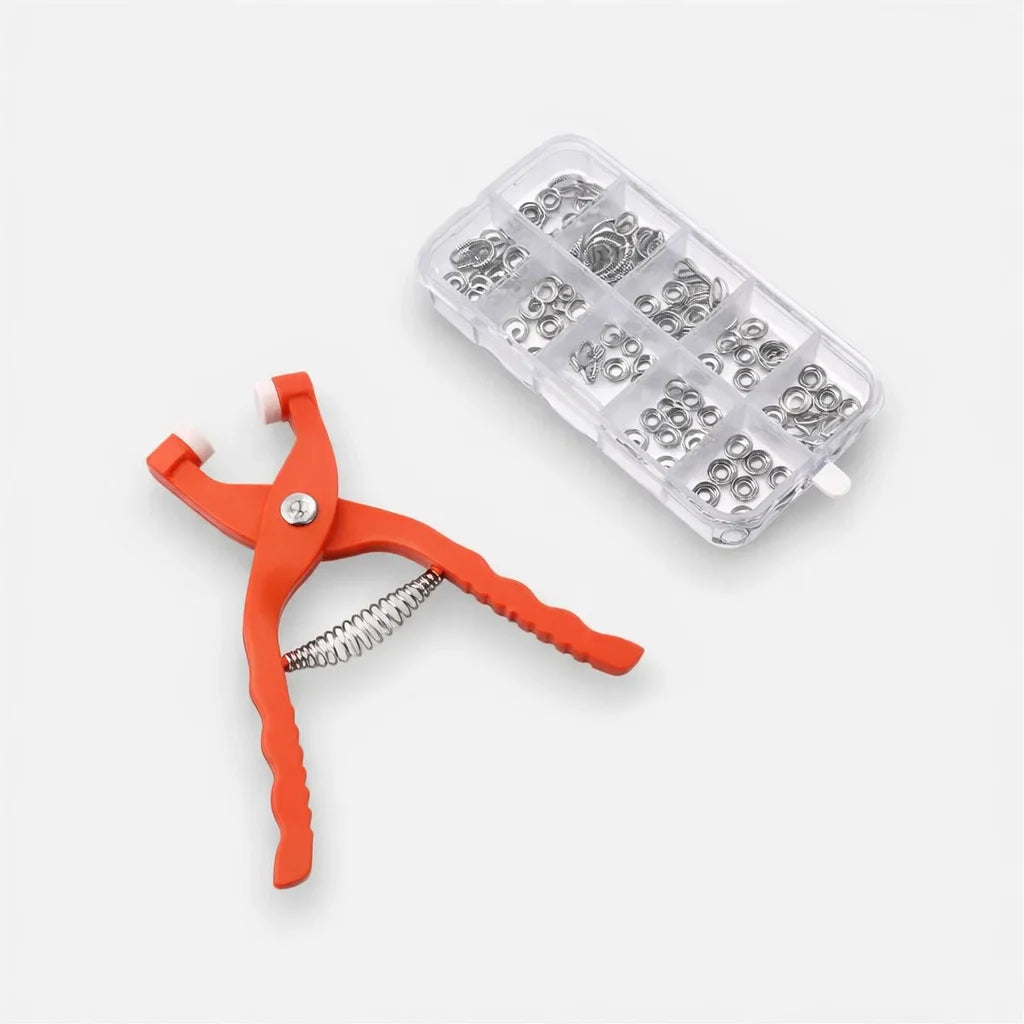 Drukknopentang Set met Opbergbox Zilver of Meerkleurig Compleet Gereedschap voor Textielreparatie Hobbynaaiprojecten Kledingaccessoires en DIY Creatieve Werkzaamheden Eenvoudig in Gebruik | Sansoti