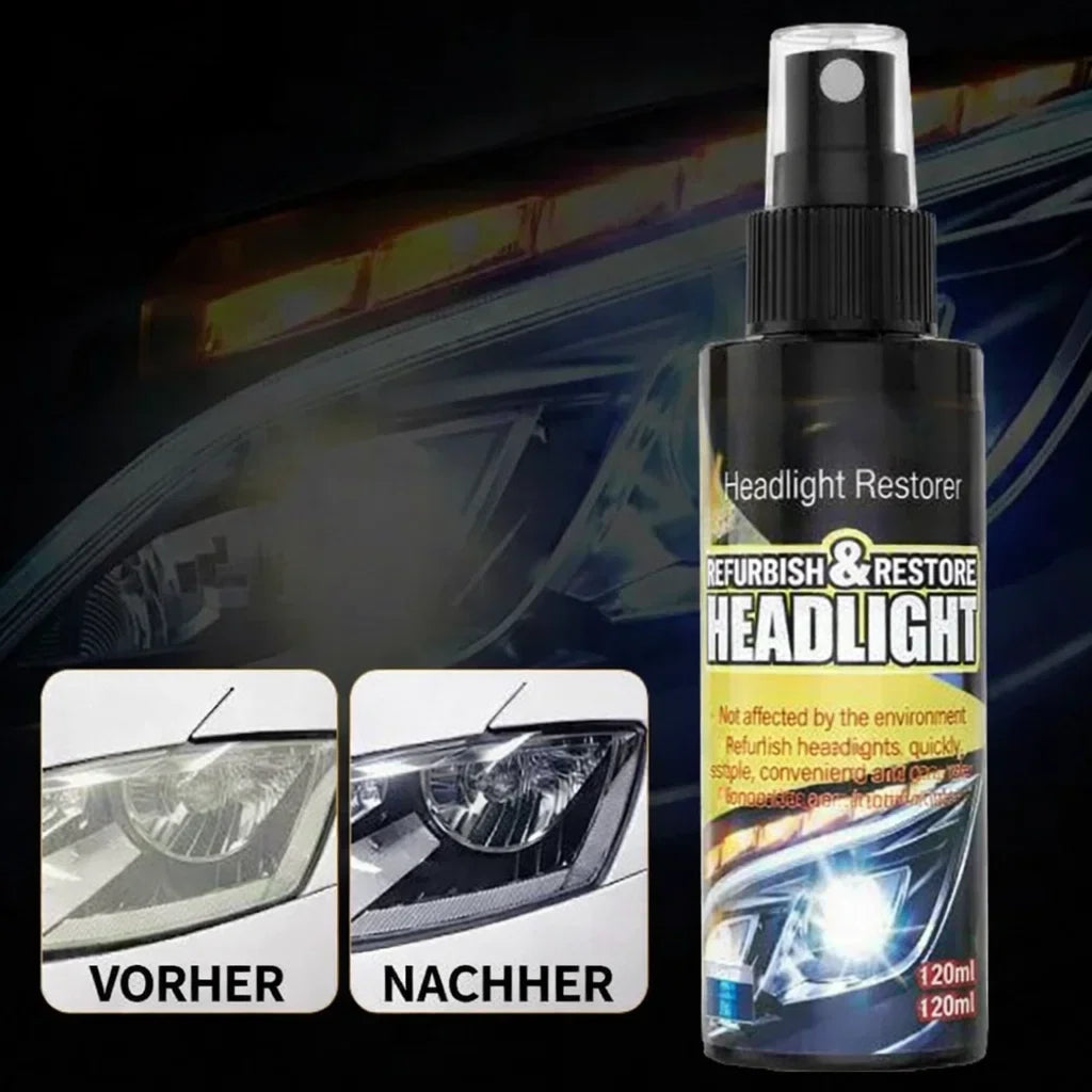 Koplampen Hersteller Spray 120ml UV-Bescherming Tegen Vergeelde Autolampen | Sansoti