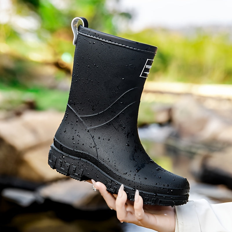 Waterproof Winter Boots Fleece-Lined Women's Slip-On Rain Footwear Autumn Warm Comfortable Snow Boots | Sansoti