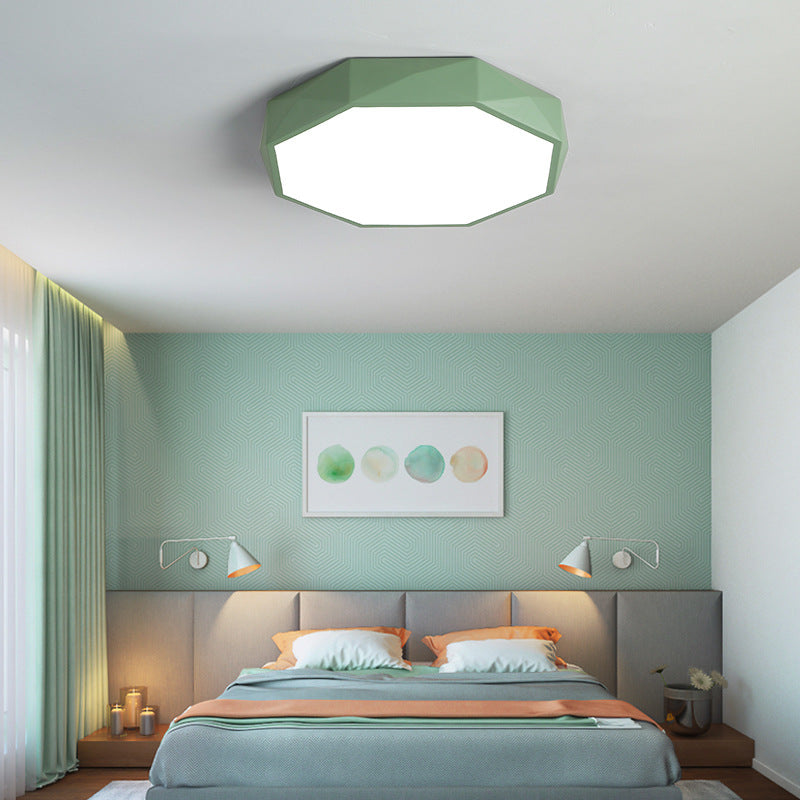 LED Plafondlamp Abstract Scandinavisch Design Warm Licht Acryl IJzer Flush Mount Gangen Woonkamers Slaapkamers | Sansoti