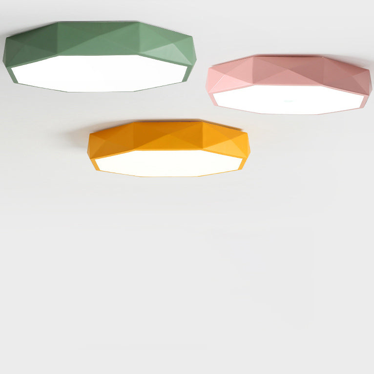 LED Plafondlamp Abstract Scandinavisch Design Warm Licht Acryl IJzer Flush Mount Gangen Woonkamers Slaapkamers | Sansoti