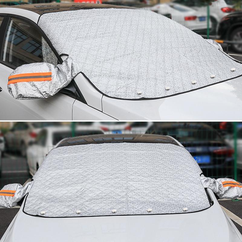 Magnetische Autoruitbeschermer Voorruit Zonwering IJsbescherming met Spiegelhoezen Winterdeken All Season Auto | Sansoti