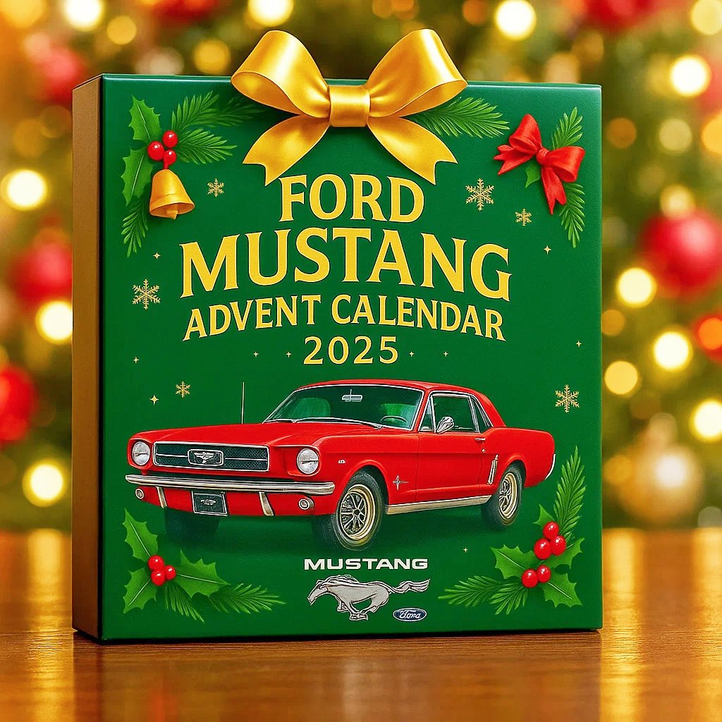 Adventskalender Muscle-Car 24 Überraschungen Miniaturensammlung für Autoenthusiasten Weihnachtsdekoration Geschenk 2025 | Sansoti