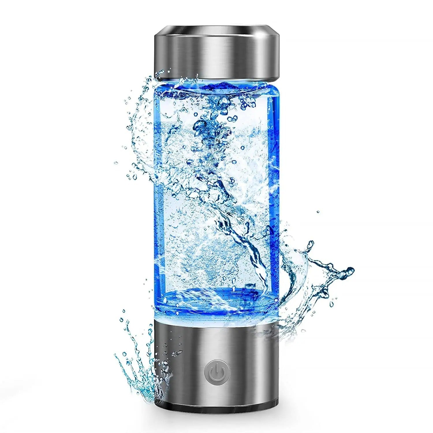 Waterstof Waterfles Draagbaar USB Oplaadbaar 420ml RVS | Sansoti