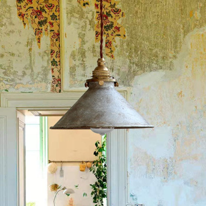 Metalen Hanglamp Kegelkap E14 Verstelbaar Snoer Vintage Industrial Keukenverlichting Warm Licht Eetkamer | Sansoti