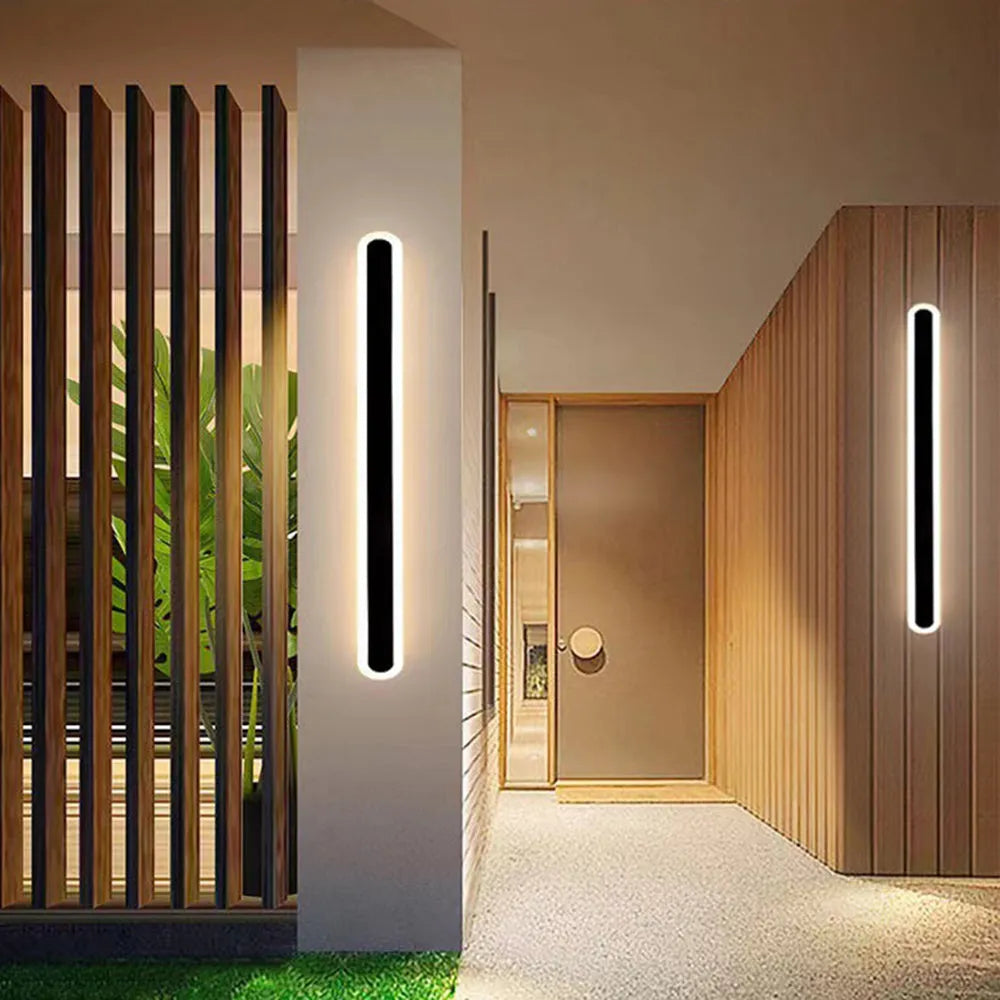 Oval Wall Light IP65 Waterproof LED Outdoor Lighting Metal Acrylic for Garden Facade Terrace Balcony Veranda | Sansoti