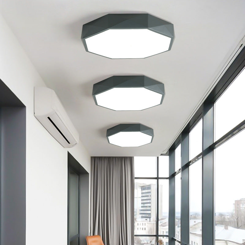 LED Plafondlamp Abstract Scandinavisch Design Warm Licht Acryl IJzer Flush Mount Gangen Woonkamers Slaapkamers | Sansoti