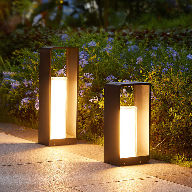 Lampe d’extérieur LED, éclairage de jardin résistant à l’eau, design moderne, éclairage d’allée et de terrasse, 30-60cm | Sansoti