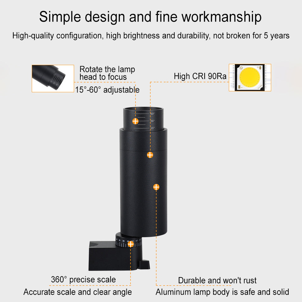Schienenbeleuchtung LED Aluminium Schwarz Weiß 3-5 Spots Wohnzimmer Küche Flur Deckenstrahler Schienenstrahler Eingebettete LED Dimmbar | Restfield