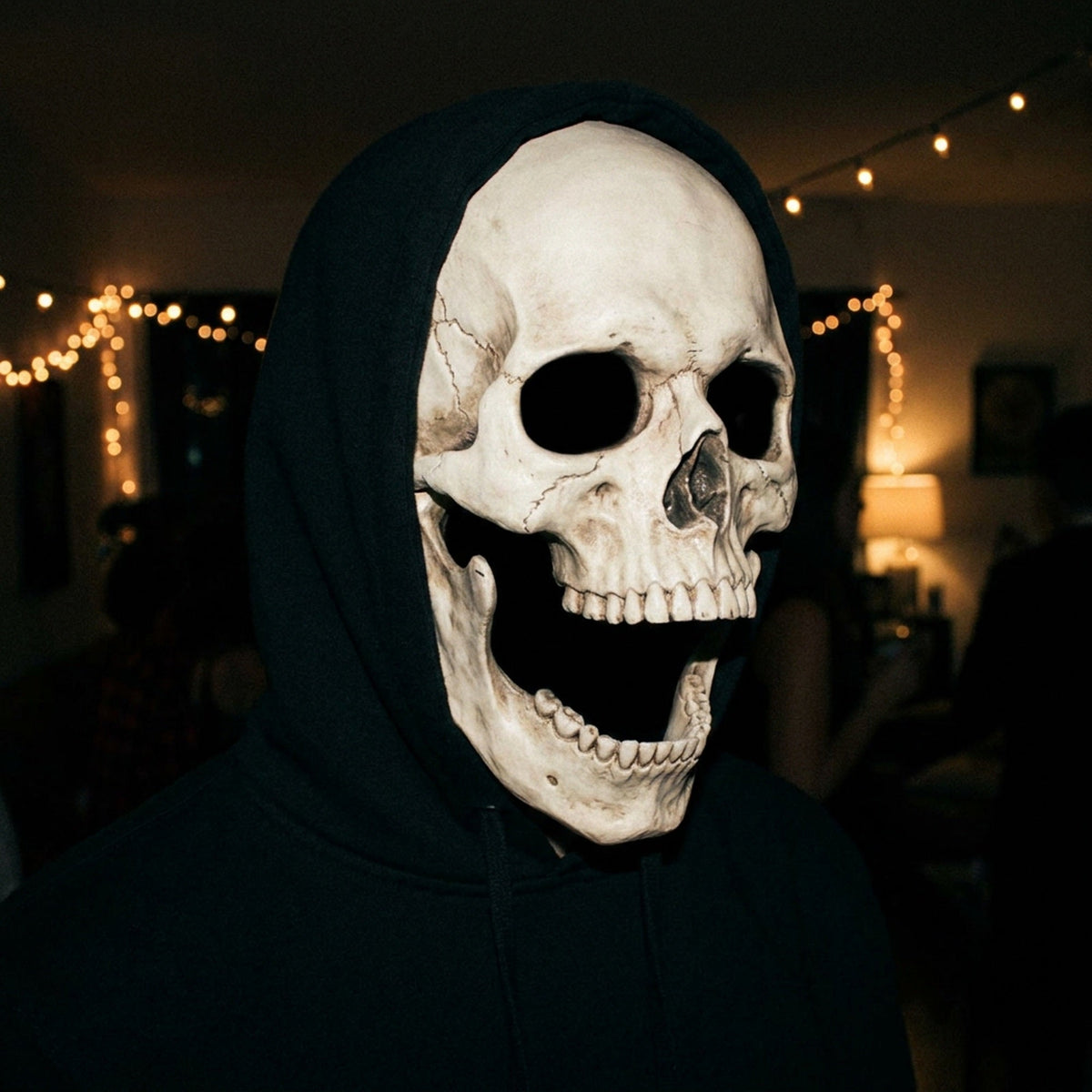 Bewegende Schedel Masker met Beweegbare Kaak – Halloween Volledig Hoofdmasker Skelet Horror Kostuum Decoratie | Sansoti