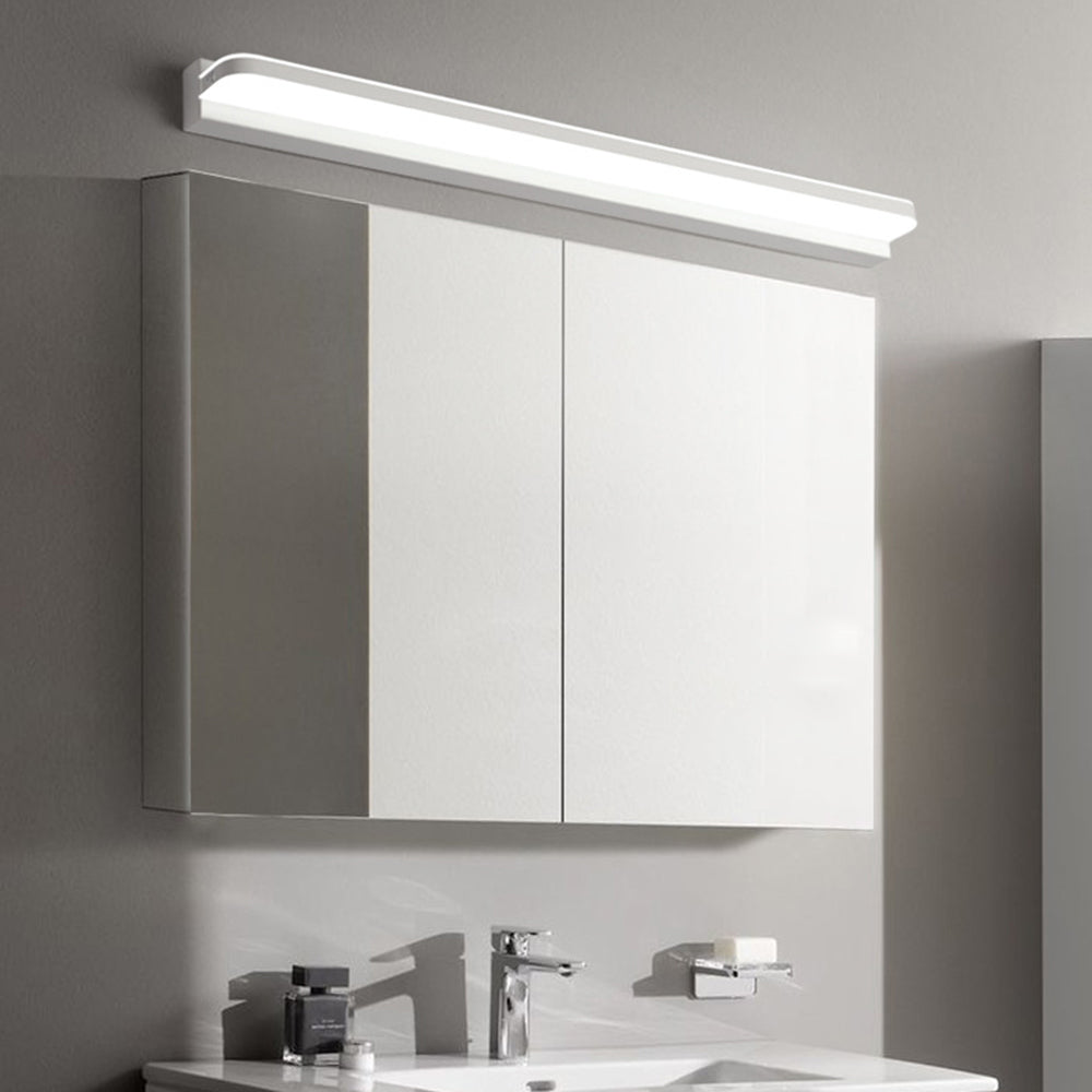 Rectangular LED Mirror Lamp Wall Light Bathroom Bedroom Stainless Steel Modern Waterproof Design Home Decor | Sansoti