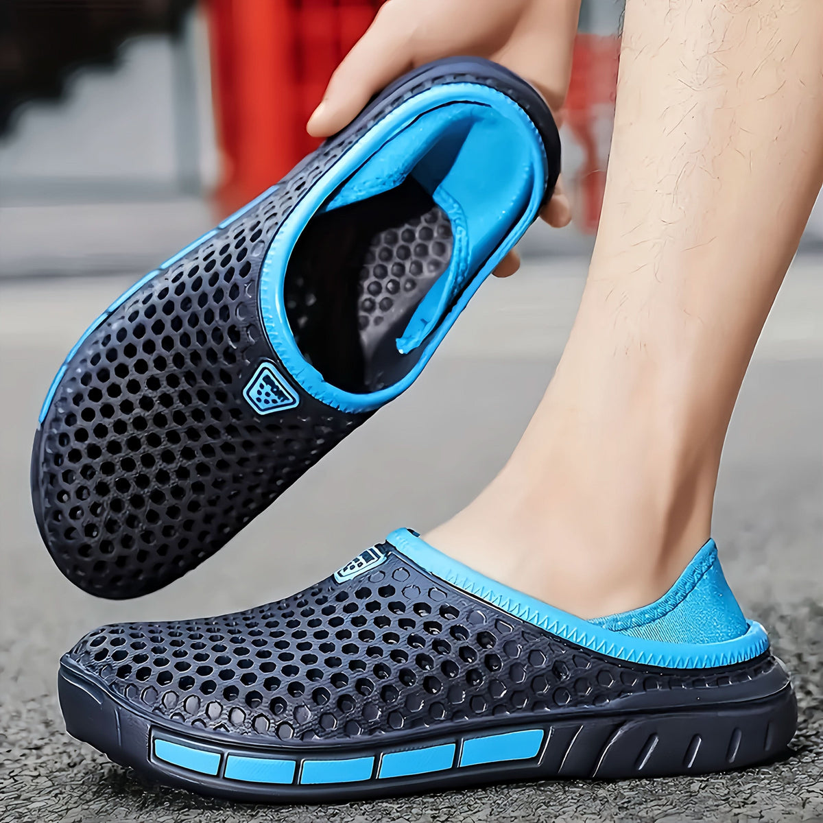 Outdoor-Sandalen für Herren, wasserdicht, zum Wandern, für den Strand und Trekking, atmungsaktiv, sportliche Sommer-Sandalen, bequem und rutschfest | Sansoti