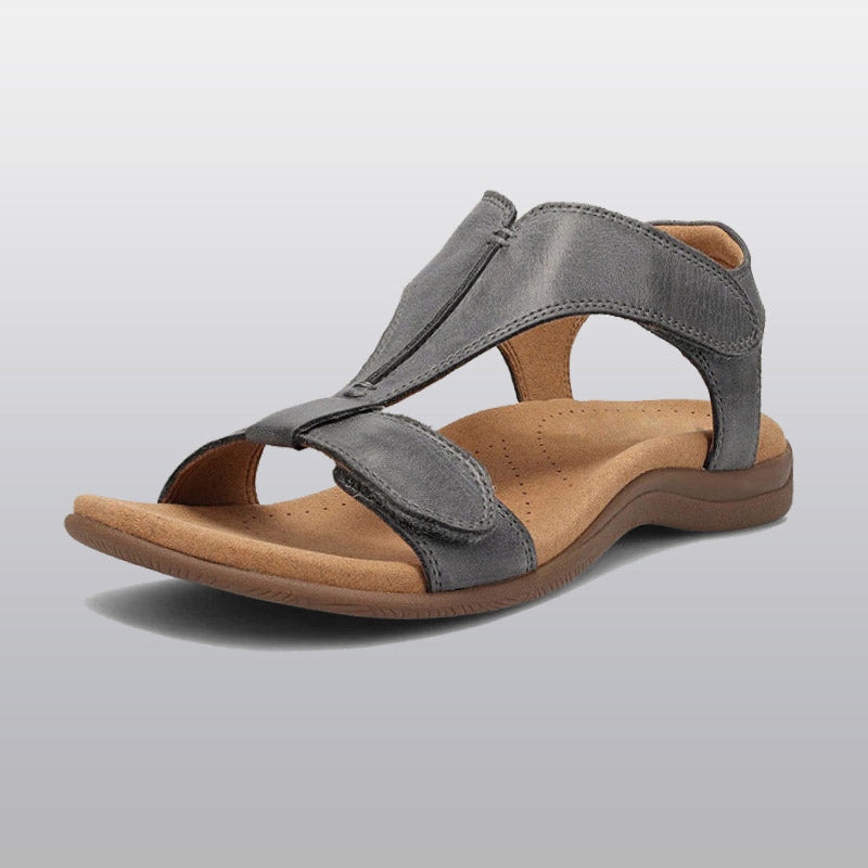 Orthopedische Dames Sandalen met Voetgewelfsteun T-band Verstelbaar Ademend Microvezel Zomer Comfortabel | Sansoti