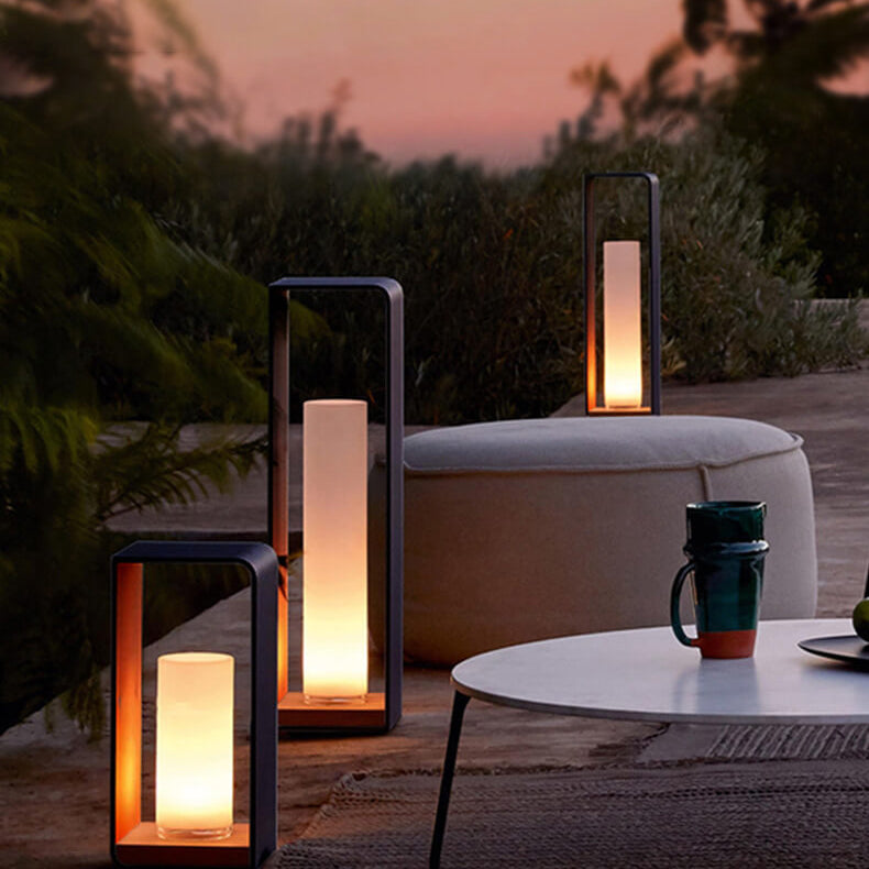 Lampe d’extérieur LED, éclairage de jardin résistant à l’eau, design moderne, éclairage d’allée et de terrasse, 30-60cm | Sansoti