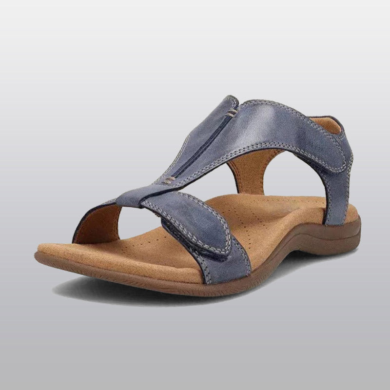 Orthopedische Dames Sandalen met Voetgewelfsteun T-band Verstelbaar Ademend Microvezel Zomer Comfortabel | Sansoti